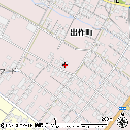 香川県観音寺市出作町291周辺の地図