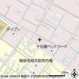 香川県観音寺市出作町197周辺の地図