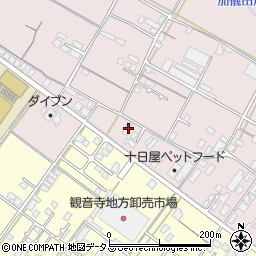 香川県観音寺市出作町196周辺の地図
