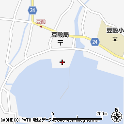 厳原町漁協豆酘加工場周辺の地図