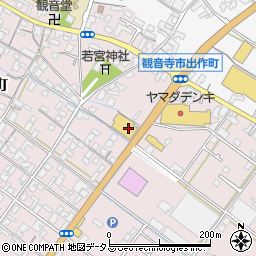 トヨタカローラ香川観音寺店周辺の地図