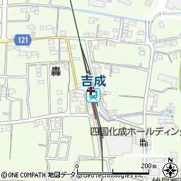 吉成駅周辺の地図