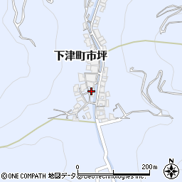 和歌山県海南市下津町市坪164周辺の地図