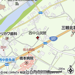 香川県三豊市山本町財田西726-1周辺の地図
