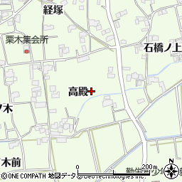 徳島県板野郡上板町七條高殿周辺の地図