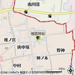 椎宮神社周辺の地図