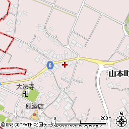 香川県三豊市山本町辻1151-1周辺の地図