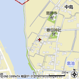 徳島県徳島市川内町中島284周辺の地図