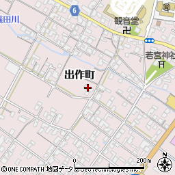 香川県観音寺市出作町周辺の地図