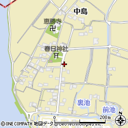 徳島県徳島市川内町中島231周辺の地図