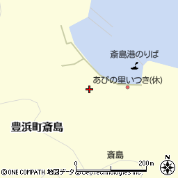 広島県呉市豊浜町大字斎島周辺の地図