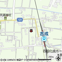 徳島県徳島市応神町吉成（轟）周辺の地図