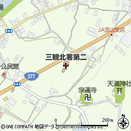 香川県三豊市山本町財田西1051周辺の地図