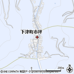 和歌山県海南市下津町市坪125周辺の地図