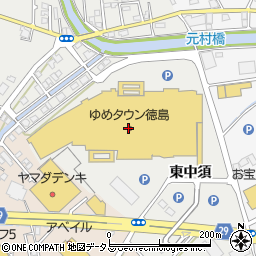 ユニクロゆめタウン徳島店周辺の地図