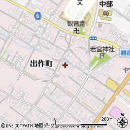 香川県観音寺市出作町821周辺の地図