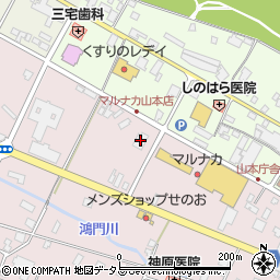 香川県農協山本支店周辺の地図