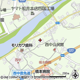 香川県三豊市山本町財田西713周辺の地図