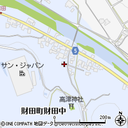 香川県三豊市財田町財田中118周辺の地図