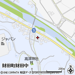 香川県三豊市財田町財田中181周辺の地図