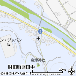 香川県三豊市財田町財田中176周辺の地図