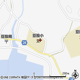 対馬市立豆酘小学校周辺の地図