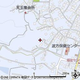 愛媛県今治市波方町波方周辺の地図