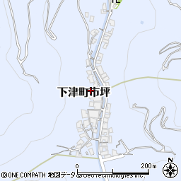 和歌山県海南市下津町市坪122周辺の地図