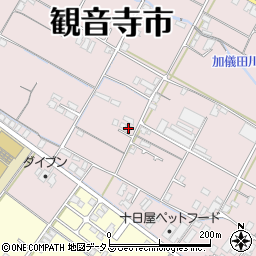 香川県観音寺市出作町114周辺の地図