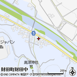 香川県三豊市財田町財田中182周辺の地図