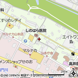 香川県三豊市山本町財田西349周辺の地図