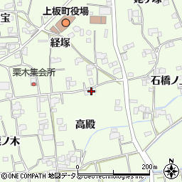 徳島県板野郡上板町七條高殿5周辺の地図