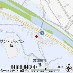 香川県三豊市財田町財田中116周辺の地図