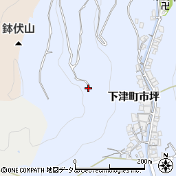 和歌山県海南市下津町市坪129-6周辺の地図