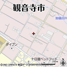 香川県観音寺市出作町109周辺の地図