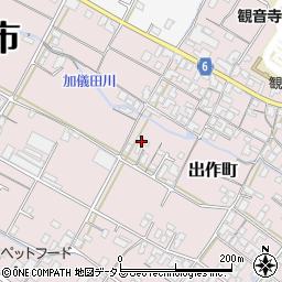 香川県観音寺市出作町990周辺の地図