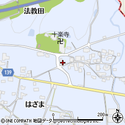 徳島県阿波市土成町高尾法教田周辺の地図