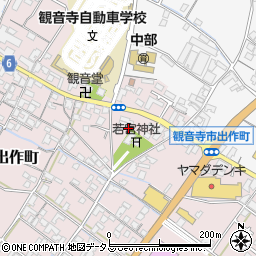 香川県観音寺市出作町856周辺の地図