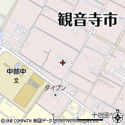 香川県観音寺市出作町91周辺の地図