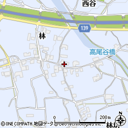 徳島県阿波市土成町高尾林15周辺の地図