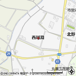 徳島県徳島市応神町東貞方西川淵周辺の地図