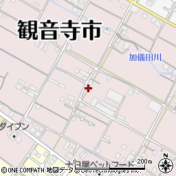 香川県観音寺市出作町156周辺の地図