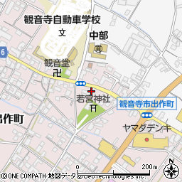 香川県観音寺市出作町857周辺の地図