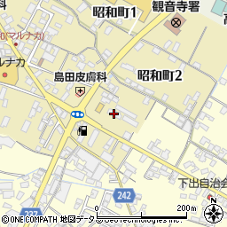 昭和リビエール周辺の地図