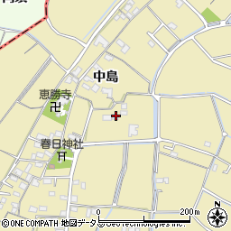 徳島県徳島市川内町（中島）周辺の地図