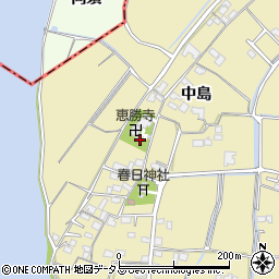 徳島県徳島市川内町中島299周辺の地図