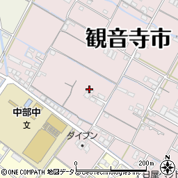 香川県観音寺市出作町91-5周辺の地図