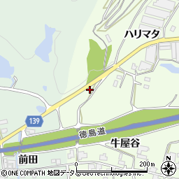 徳島県阿波市土成町吉田ハリマタ82周辺の地図