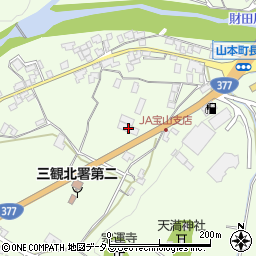 香川県三豊市山本町財田西1071周辺の地図