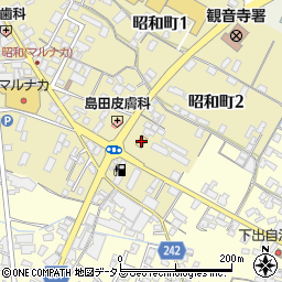 ローソン観音寺昭和町二丁目店周辺の地図